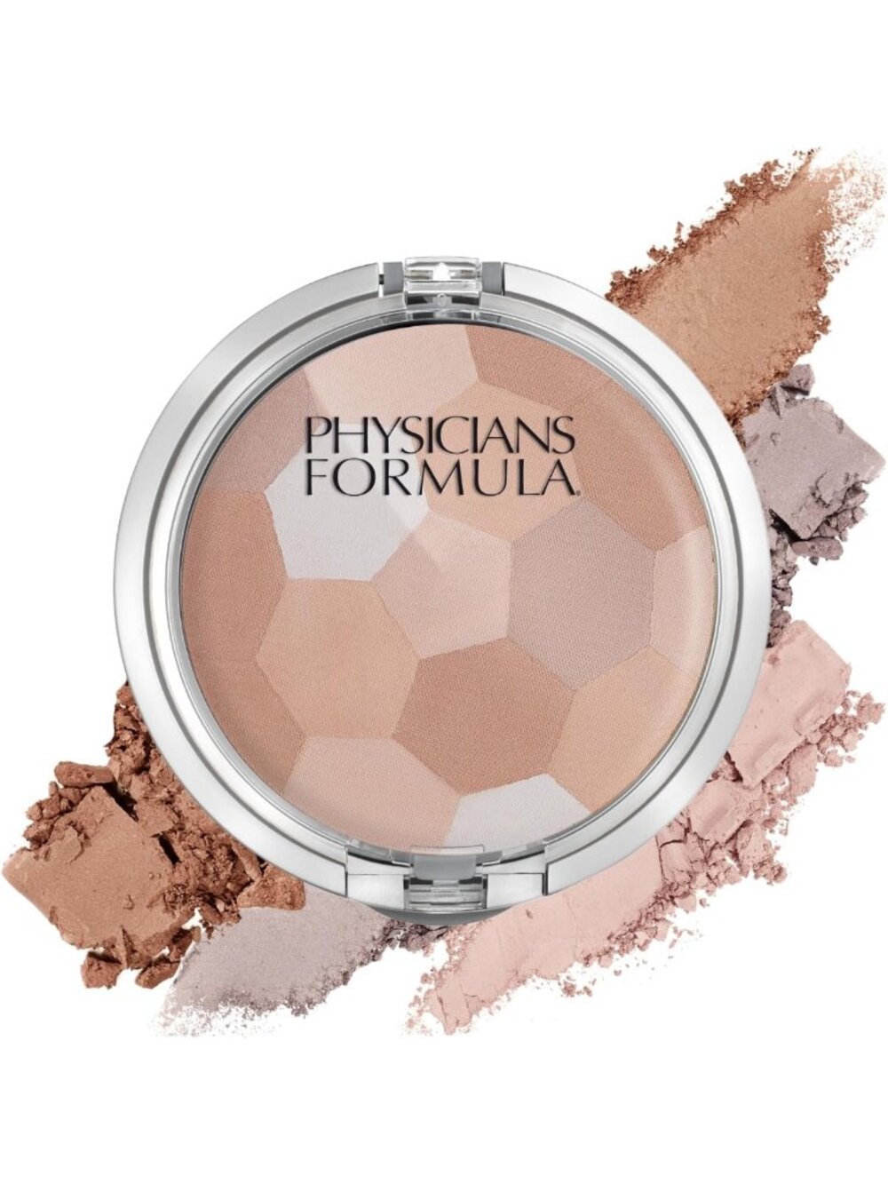 Multi-Colored Setting Powder Palette - Translucent Finishing Powder, Natural